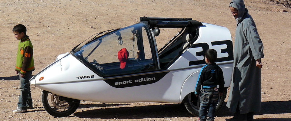 Le premier véhicule électrique homologué au Maroc: Le TWIKE